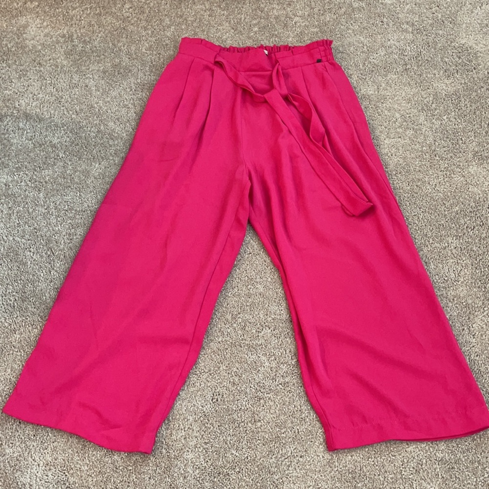 SALE📍Haute Monde Hot Pink Trousers Wide & Ankle Leg S